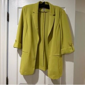 Anne Klein Chartreuse Blazer